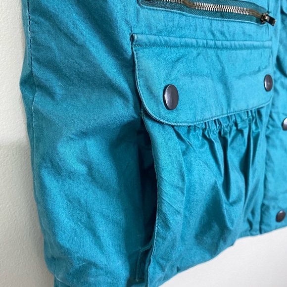 VINTAGE FOXLAND 🦊 MENS DOWN FILLED PUFFER VEST WITH MULTIPLE POCKETS MEDIUM - Picture 7 of 14